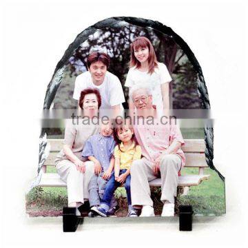 Family photo Frames Photo Rock Slate Sublimation With Different Shapes