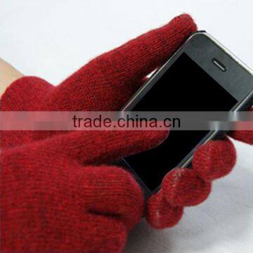 Factory Direct Sale Customized Knitting Touch Screen Winter Gloves