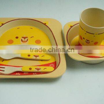 Bio Bamboo Fibre Plant Fibre Kids Dinnerware Set photo-2