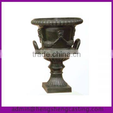 garden antique cast iron flower pots & planters