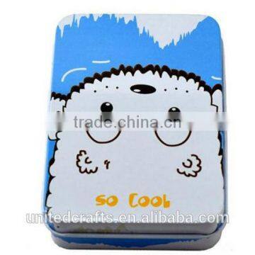 New Sale Small Storage Jars Rectangular Iron Tin Gift Jewelry Holder Storage Box