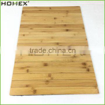 Bamboo Indoor Roll-up Floor Mat Shower Mat Homex-BSCI Factory