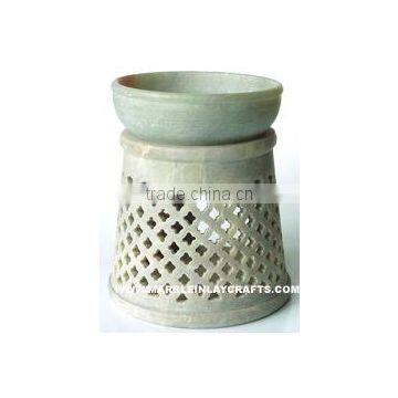 Soap Stone White Aroma Oil Burners