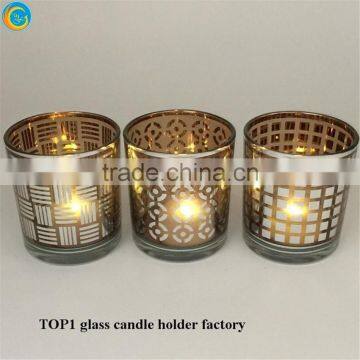 Wholesale Handmade Glass Tea Light Glass Candle Holders photo-4