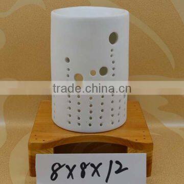 Ceramic Fragrance Tealigth Oil Burner With Aromatherapy Function photo-2