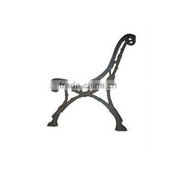 Outdoor Garden Bench With Cast Iron,Wooden Bench With Iron Legs photo-3