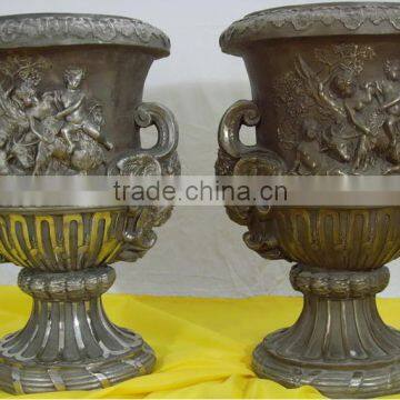 Garden Iron Casting Flowerpots,Metal Casting Flower Pots,Outdoor Casting Flowerpot photo-5