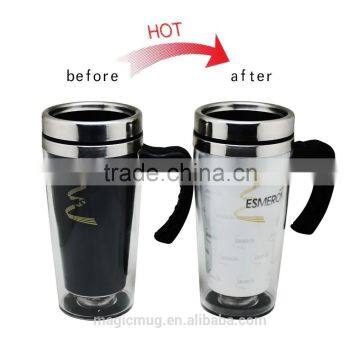 16 oz Color Changing Double Wall Stainless Steel Travel Mug photo-2