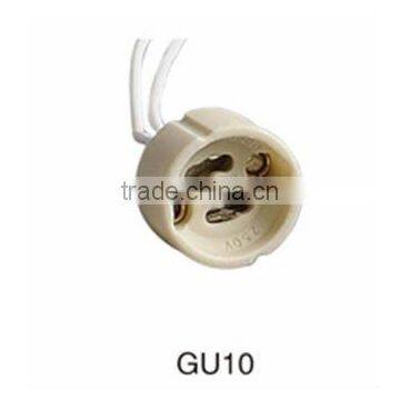 porcelain GU10 lampholder with cable