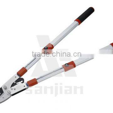 Telescoping Bypass Lopper with Cushioned Grip/ratchet anvil lopper (Anvil-style Rachet Lopper/garden tools)