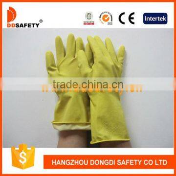 DDSAFETY Colorful Yellow Household Latex gloves