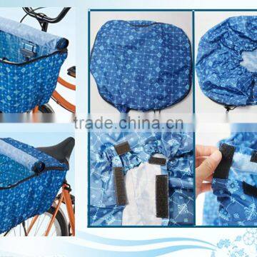 Plaid Folding Bicycle Basket Cover Bike Rain Cover photo-3