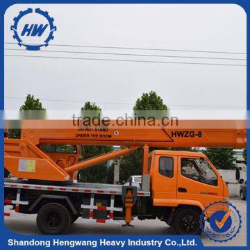 Manufacturer 8 Tons Truck Cranes For Sale With Low Price