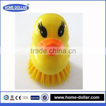 novelty brush duck design cleaning brush dish scrubber/lovely dish washing brush