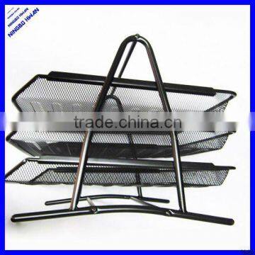 2014 best selling 3 tier sturday office metal mesh document tray,metal paper file tray