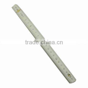 Double Color German Type Beech Wooden Ruler 2 Meter 10 Folds