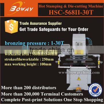 Digital bronzing gliding hot foil stamping embossing logo machine for leather