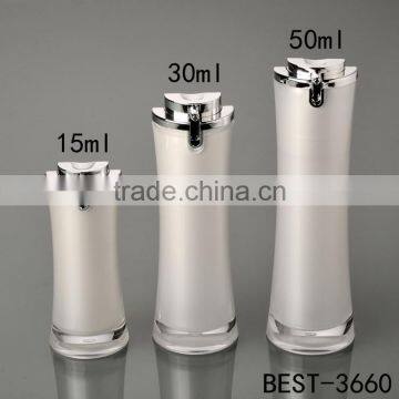 Empty Acrylic Bottle Gold Color Cosmetic Lotion Container With Pump photo-6