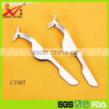Factory Price 430 Stainless Steel Material Multifunctional Eyelash Tweezer for Beauty Salon