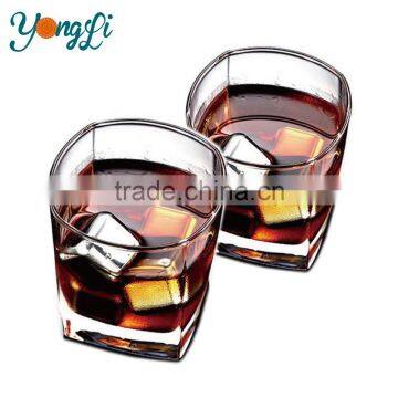 Reusable Cubes With Tongs, Reusable Ice Cubes Stainless Steel Wine Stones Set