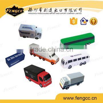 PU foam stress toy / stress ball in truck bus shape