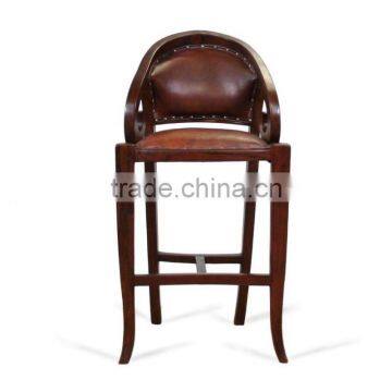 ELEPHANT BARSTOOL WITH LEATHER