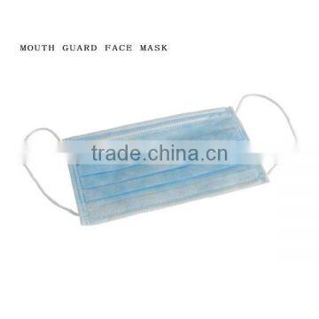 mouth guard elasticated nonwoven face mask single,double and triple layerearloop