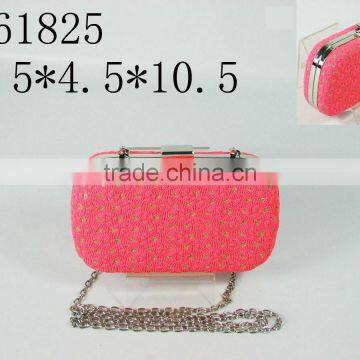 New arrival box clutch evening bag for lady