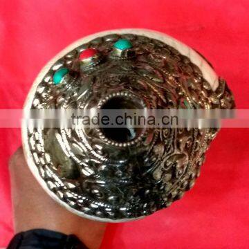 Best Selling White Conch Silver Added Shankha photo-4