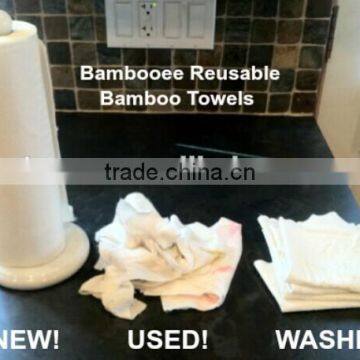 Super Strong Disposable Non-woven Bamboo Fiber Cleaning Wipe photo-2