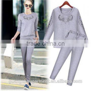 Women's Fashion Casual Hoody & Pants Set 2pcs Tracksuit photo-2