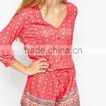 2015 Fashionable Hot Sale OEM Customized FESTIVAL Gypsy Romper photo-4