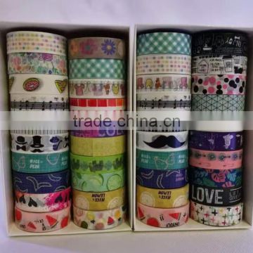 Colorful decorative masking gift packing Tapes