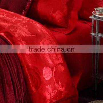 Love Roses Design Modern Wedding Beautiful Printed Bed Sheet photo-2