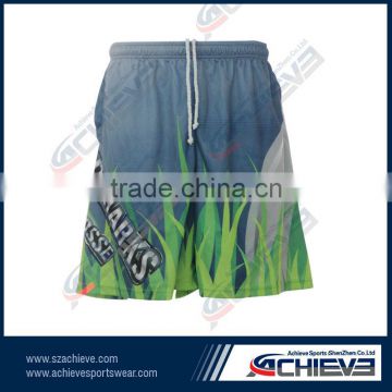 Custom professional digital printed youth lacrosse short