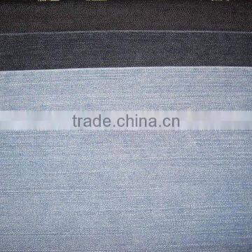 10.2oz cotton polyester spandex slub denim for jeans