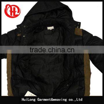 Botton Zipper up Winter Padded Jacket Men Coat With Hoody photo-6