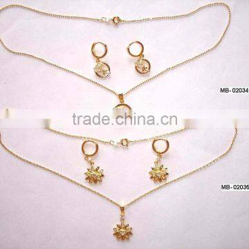 fashion alloy necklace sets, fashion alloy jewelry, metal jewelry,CZ stone jewelry,simple jewelry,elegant jewelry,lady jewelry