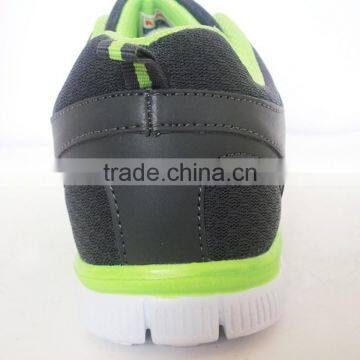 New Design EVA Outsole Green Decoration Men Sport Shoes photo-5