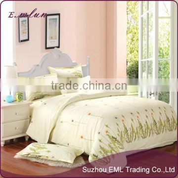 China hot sale full comforter sheets 4pcs bedding velvet bedclothes sets for spring and summer use EML-12-W10016