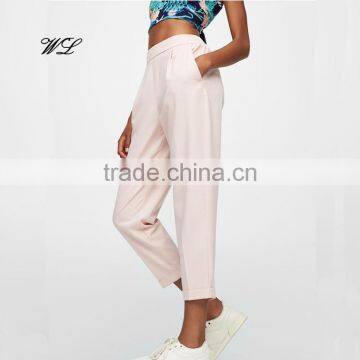 Best selling ladies trousers custom pants fashion woman apparel