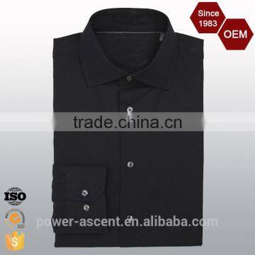 OEM Brand Logo Latest Design Trim Fit Dress Shirt photo-3