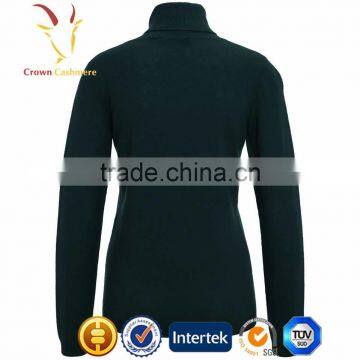 Women Winter Turtle Neck Long Sleeve Pullover Sweater photo-4