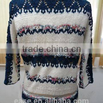 Made in China Cashmere Sweater Plain Men's O Neck Long Sleeve Tops photo-2