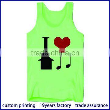 OEM Screen Printing Cotton Tank Tops photo-3