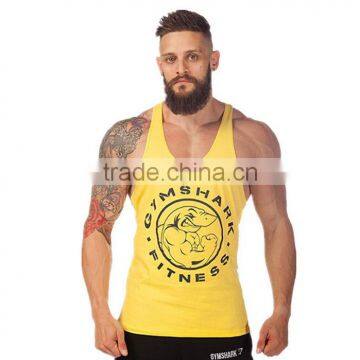 2016 Cotton Fitness Clothes Gym Bodybuilding Tank Top Men Sleeveless Sport Tops Casual Golds Gym Vest Brand Tracksuits Men photo-2