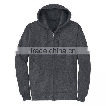 Bulk Plain Color Polyester Cotton Custom Design Mens Fitness High Quality Hoodie photo-5