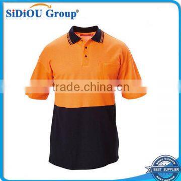 hi vis two-tone multicolored polo shirts