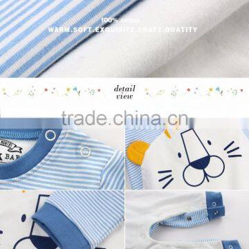 Baby Clothing - Embroidered Baby Romper Covering the Footies
