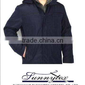 European fashion fake leather detective padding jacket